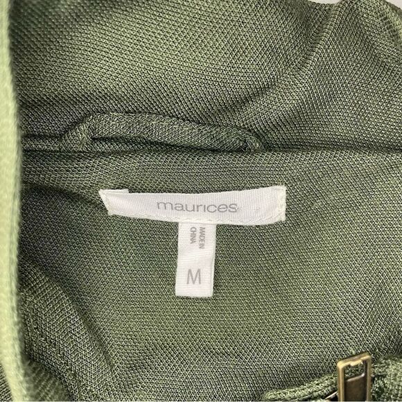 Maurices Green Lightweight Utility Jacket size Medium - Picture 9 of 10